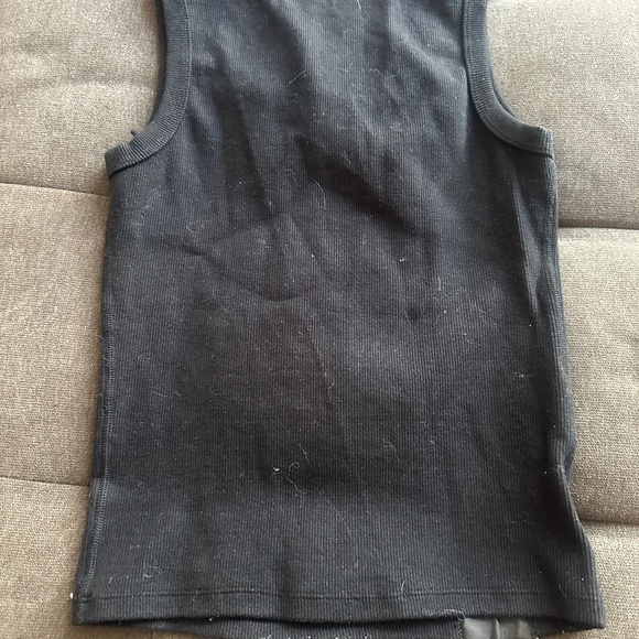 Named Collective Rhinestone Bling Ribbed Tank - Picture 4 of 6
